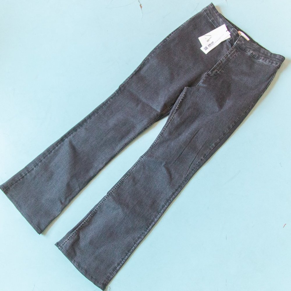 Zara Women's Boot Cut Jeans - Dark Gray